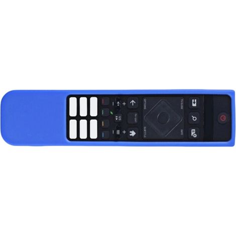 Protectores de silicona para mando a distancia, cubierta azul