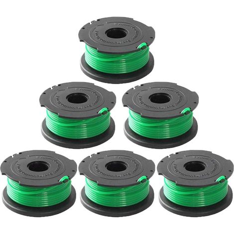 Automatische Ersatz-Fadenspule für SF-080 Trimmer, 20 Fuß, 0,080 Zoll, kompatibel mit Black & Decker GH3000, LST540, LST540B, GH3000R, SF-080-BKP (6er-Pack) (1/5)