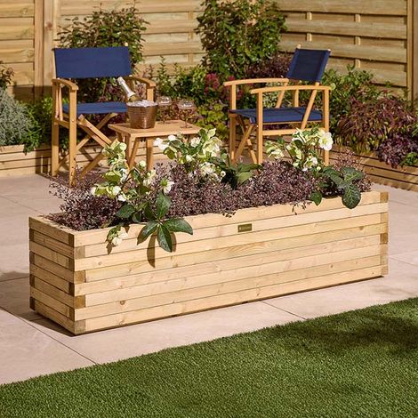 Rowlinson Premier Patio Trough Planter 1.5m (1/5)