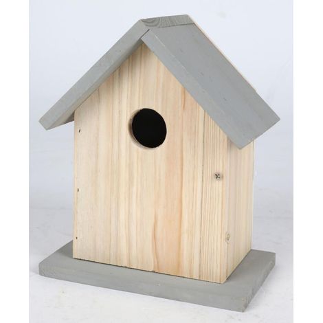 6x BURI Nistkasten Brut Vogelhaus Meisen Wildvögel Holz Hilfe Futter Häuschen (1/5)