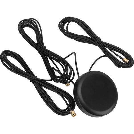 Antenne ronde 3 en 1 4G-JG-015 pour boîtier 4G, Wi-Fi et GPS, étanche IP67, pour une utilisation extérieure et la transmission du signal. (1/5)