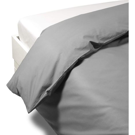 Parure de lit 4 pièces en 100% coton Housse Couette Douce et Elégante, Lavable et Facile d’Entretien Housse de Couette 200x200 et Autres Tailles (1/2)