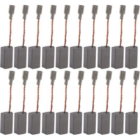 20 Pièces Remplaçables Grande Brosse de Carbone Conductrice, Brosse de Carbone Remplaçable Brosse de Carbone pour Perceuse à Moteur électrique 100 5 8 16mm