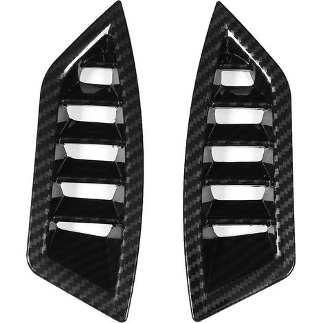 Lot de 2 autocollants décoratifs en fibre de carbone pour grilles d'aération, compatibles avec Forester SK 2019 (1/4)