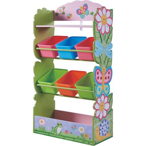 Fantasy Fields Children Magic Garden Wooden Toy Storage Tidy Organiser TD-12710A (1/5)