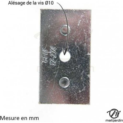 Support de lame, moyeu pour tondeuse AYP, Husqvarna 189179 (1/5)
