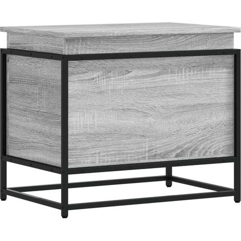 Maison Exclusive - Contenitore con Coperchio Grigio Sonoma 60x40x51,5cm Truciolato