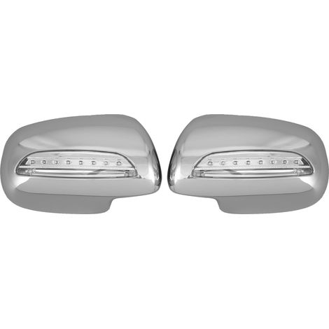 2 coques de rétroviseurs extérieurs avec clignotants LED (DRL) compatibles avec Prius 2003-2008 (1/5)