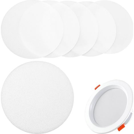 Lot de 6 abat-jour diffuseurs anti-éblouissement pour plafonniers et spots, accessoires de luminaires, abat-jour de rechange pour suspensions. (1/5)