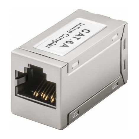 Goobay 72499 RJ-45 Metálico - Conector (RJ-45, Metálico, Metal)