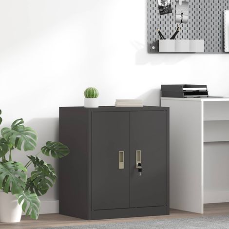 Storage Cabinet Black 60 x 40 x 70 cm Steel vidaXL (1/5)