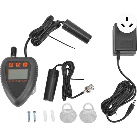 Water Quality Tester Accurate Digital Water Tester PH EC TDS SG TEMP 5 in 1 Water Test Meter for Hydroponics Aquariums AU Plug 230V (1/5)
