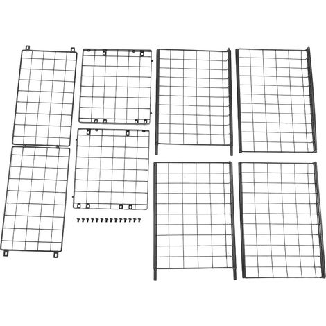 Organisateur de boîtes de conserve empilable à 2 niveaux pour garde-manger, en acier au carbone, réglable, pouvant contenir jusqu'à 64 boîtes de conserve pour la cuisine (1/5)