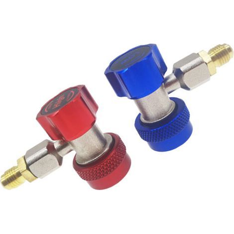 Adaptateur à connexion rapide réglable pour climatiseurs en cuivre R134A, adapté aux systèmes de réfrigération. (1/2)
