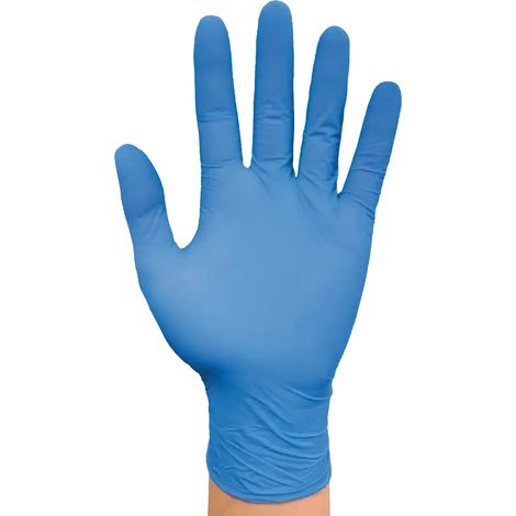 SIR SAFETY SYSTEM BLU FLEX Gants de protection jetables non talqués bleu Taille M-8