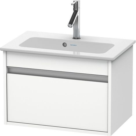 Meuble sous-vasque KETHO COMPACT 410x600x385mm blanc mat