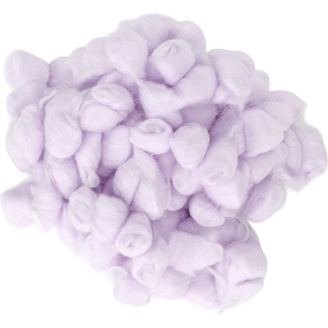 Boule de coton pour hamster, douce et chaude pour l'hiver, idéale pour les petits animaux comme le hamster syrien et le chinchilla (violet). (1/5)