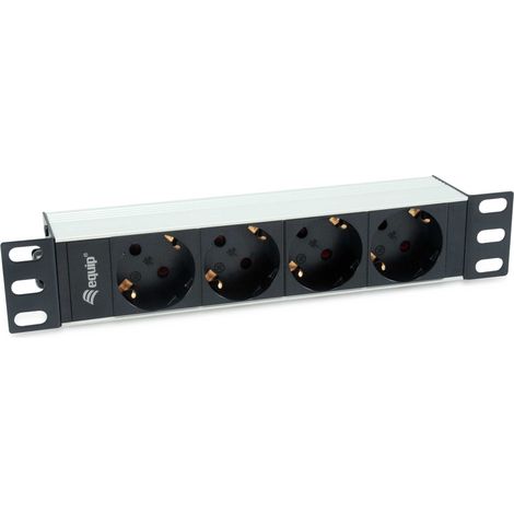 Equip Steckdosenleiste 10(1HE)4fach Schuko.CEE 1,8m.Kabl.si (333311) (1/4)