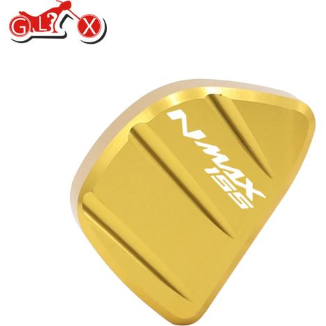 (B or) Accessoires moto compatibles avec YAMAHA NMAX155 NMAX125 N-MAX NMAX 155 125 : extension de béquille latérale, plaque de béquille, maxpower (1/4)