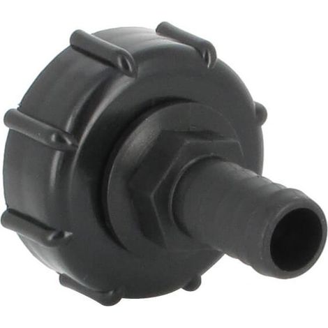 Raccord S60X6 cuve eau - Embout droit Diamètre 20 mm (1/5)