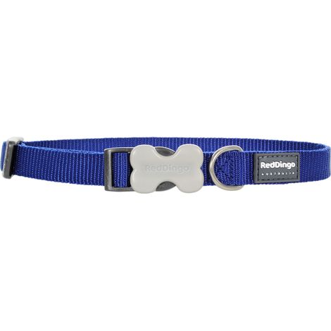 Collier chien réglable Red Dingo Basic bleu Taille : T2