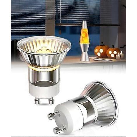 Ampoule pour lampe à lave GU10 35 W, mini ampoule halogène MR11 GU10 à réflecteur 200 lm blanc chaud 2700 K, projecteur GU10 (1/5)