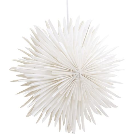 Lampe Suspension Design "Selen" 35cm Blanc (1/5)