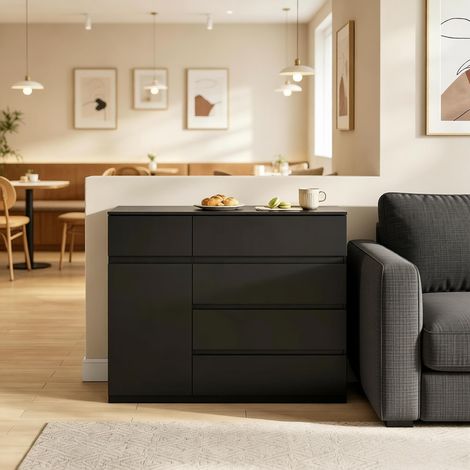 Meuble de cuisine élégant avec tiroirs, meuble de rangement pour chambre et entrée – design moderne et fonctionnel (1/4)