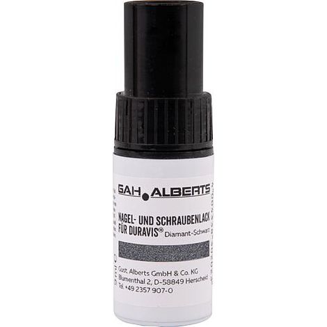 Nagel- und Schraubenlack DURAVIS® Farbe: schwarzdiamant, Gebinde: Flasche 9 ml