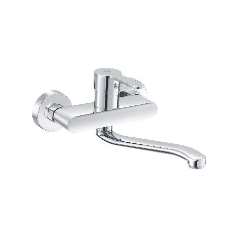 MISCELATORE MONOCOMANDO LAVELLO A MURO SERIE IOLE- Cromo- DH- pezzi 1
