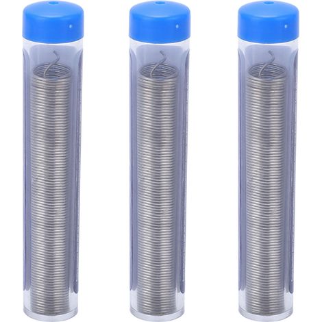 3 Stück verzinnter Lötdraht, 0,8 mm, Lötzubehör für Reparatur und Wartung (1/5)