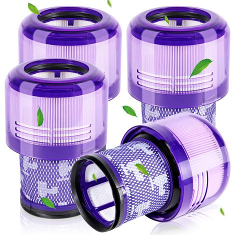 Pack de 4 filtres per Dyson V11,Compatible avec les modèles pour Dyson V15, SV14, SV17,SV22,Remplacement pour filtre d'aspirateur 970013-02 (1/5)