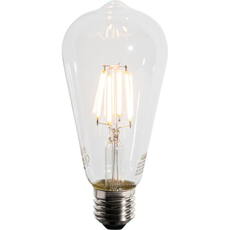 LUEDD Lampadina LED E27 A60 Sensore Crepuscolare 4W 400 lm 2200K
