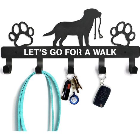 muraux porte clés crochets décoratifs étagère pour chien