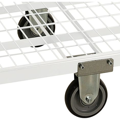 Kongamek Mittelrad in grau 200x620x200mm als Zubehör für Kommissionierwagen Modul 300