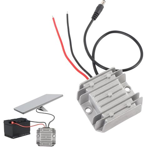 Adaptateur d'alimentation à Plat Satellite, Convertisseur à Pas de Pas 30V 3,5A, Adaptateur d'alimentation DC IP68 Rasproofroproof avec Un Câble de 13 Pouces pour Le Camion RV (1/5)