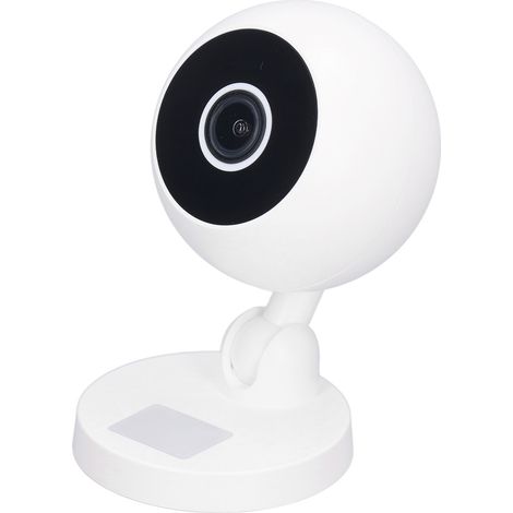 Caméra de surveillance domestique sans fil avec connexion Wi-Fi, rotation à 360°, vision nocturne infrarouge, détection de mouvement et résolution 1080p. (1/5)