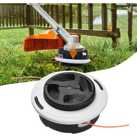 Adecuado para el cabezal de desbrozadora C26-2 para cortacéspedes, cabezal de desbrozadora de nailon, cable de desbrozadora automático no extraíble M101.0. (1/3)