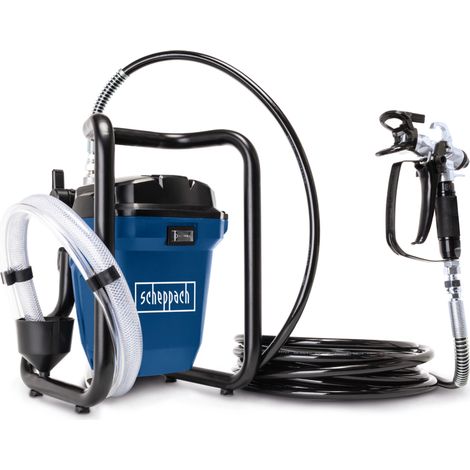 Scheppach Station de Peinture ACS3000 - Système de peinture par pulvérisation - Airless - 750W - 207bar - Rayon 7,6m - Débit 1,1L/min - Légère et ergonomique à l'utilisation