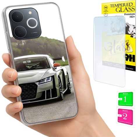 Schutzhülle für Realme Note 70T: Foto-Schutzhülle + 9H-Glas (1/5)
