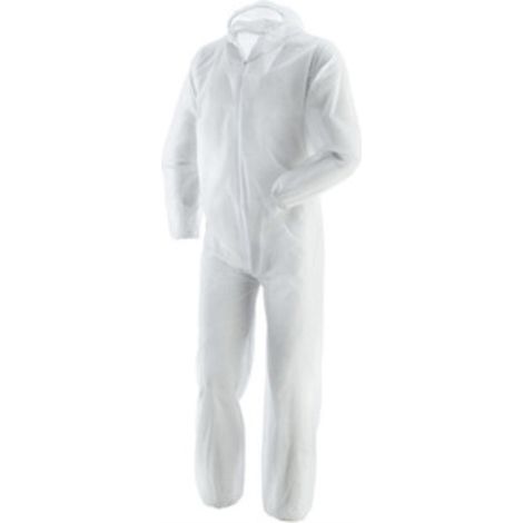 TUTA DA LAVORO MONOUSO 40 G/M2 BIANCO TG. XL- 1,0 pz