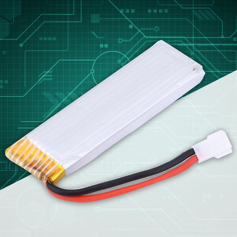 Batterie 3,7 V 450 mAh pour accessoires RC, compatible avec l'hélicoptère radiocommandé WLtoys V977 et XK K110 (modèle six voies). (1/5)