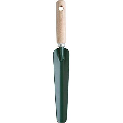 Couteau Désherbeur, manche bois percé, Tête Acier, Poids: 0,2 Kg, Pour désherber efficacement en extirpant les mauvaises herbes et leurs racines (1/4)