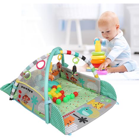 Hofuton Tapis d'Éveil Tapis de Jeu Bébé Tapis d'Activité Vert (1/5)