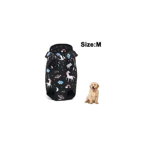 Mochila transportadora para mascotas con correas ajustables, ideal para viajar y transpirable, especialmente adecuada para perros pequeños y medianos, gatos y cachorros. - Crezuo