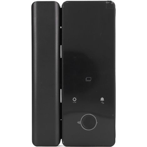 Serrure intelligente à empreinte digitale étanche et multifonctionnelle, contrôlable par carte à puce et application mobile, pour portes de bureau en verre ou en bois.