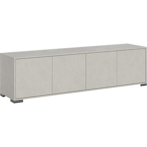 Meuble TV 4 portes 172x40x48 cm Lumina cachemire