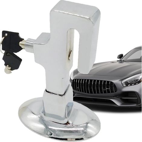 Antivol d'embrayage en acier Blocage de frein de sécurité du véhicule automatique de la pédale d'accélérateur Protection antivol pour voiture, pick-up, camion, SUV, camionnette (1/5)
