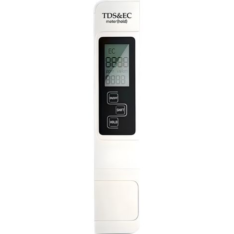 Dispositivo de medición de TDS, dispositivo de medición de ppm de agua, medidor de prueba de calidad del agua, probador de calidad del agua, probador de agua LCD digital multifuncional, dispositivo de (1/5)