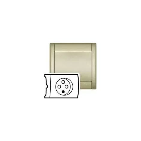 Legrand 087440 Coprimozzo Sagane Métalide presa 2P+T